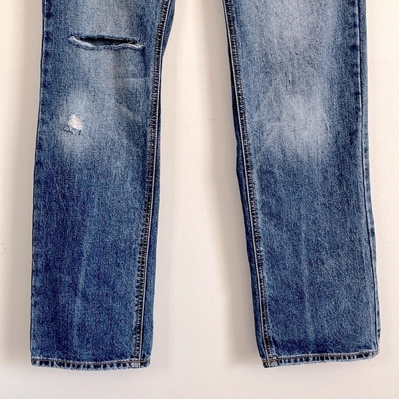 BDG Urban Outfitters Distressed Loose Straight Hi Rise Denim Jeans - Picture 6 of 11